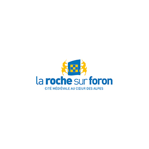 Logo de la Mairie de La Roche sur Foron en Haute-Savoie conçu par Lion Studio