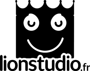 Le nouveau logo officiel de Lion Studio, le roi de la com